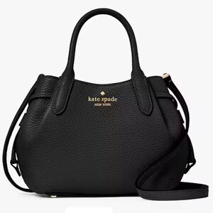 Kate Spade Black Pebbled Leather Satchel